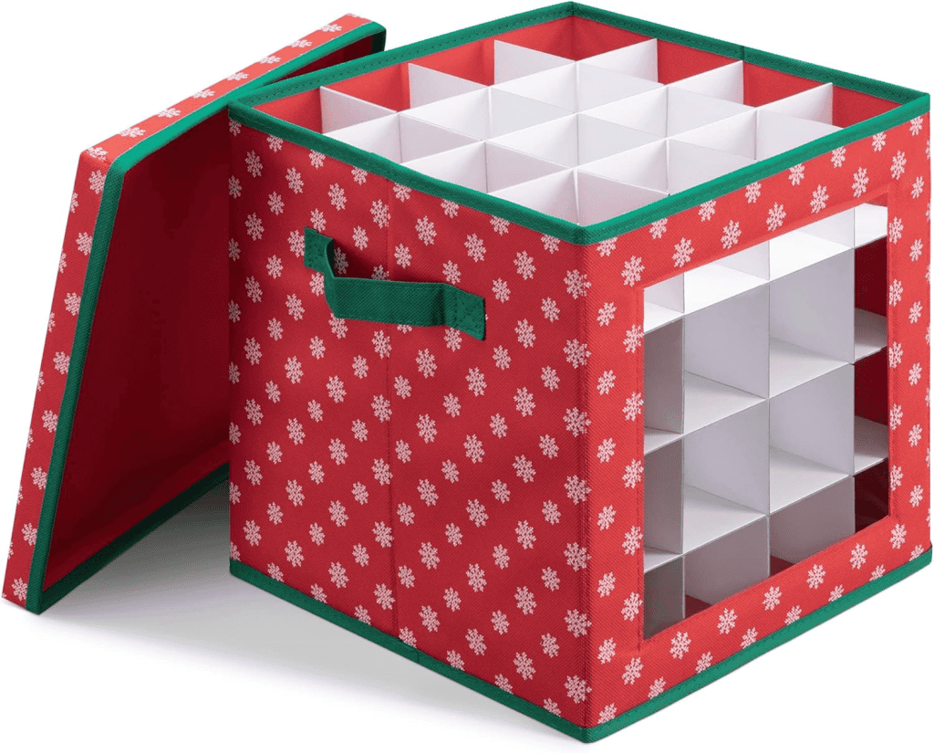 boîtes de rangement pour décorations de Noël